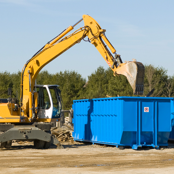 what happens if the residential dumpster is damaged or stolen during rental in Yellow Bluff